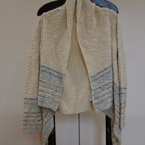 White and Blue Cardigan